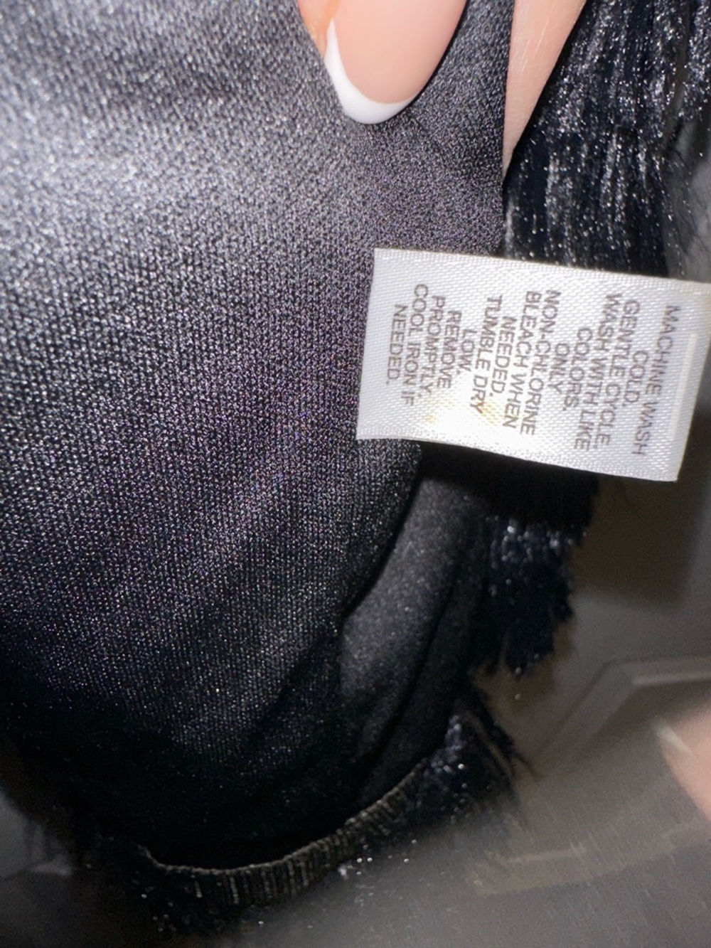 Black Faux Fur Teddy Jacket for Women - Picture 5 of 5